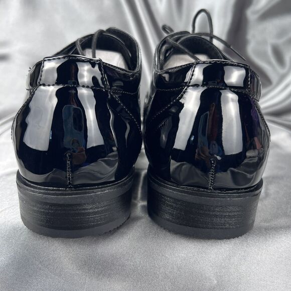 Stacy Adams Mens 9 Wide Gala Tuxedo Shoes Black Patent Leather 24998-004 Wedding - Picture 9 of 17